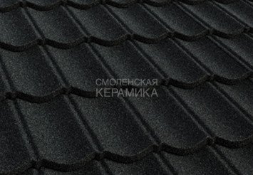 Композитная черепица AeroDek Традиция Черный бриллиант (17)