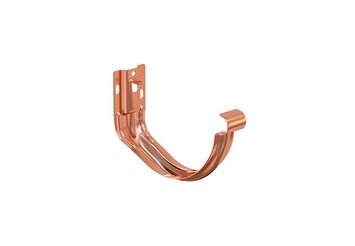 Крюк крепления желоба короткий с компл. крепл. усиленный 125, AQUASYSTEM (Медь)