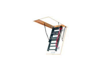 Лестница складная металлическая FAKRO LMK 60*120/280