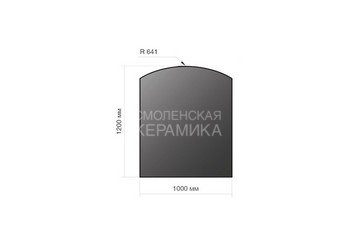 Лист напольный Везувий, 2мм, черный 1200*1200*2 R641
