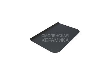 Лист предтопочный BLACK 980х980х0,5мм (R75)