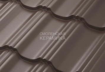 Модульная черепица AQUASYSTEM Гетеборг Rooftop Шёлк Zn 180 Темно-кор. RR32 1205х420 мм