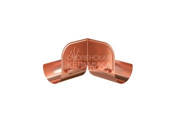 Ограничитель перелива угловой L=0,20м*0,20м. 100, AQUASYSTEM (Медь)