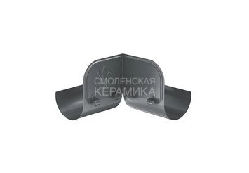 Ограничитель перелива угловой L=0,20м*0,20м. 90, AQUASYSTEM PU, RAL7024