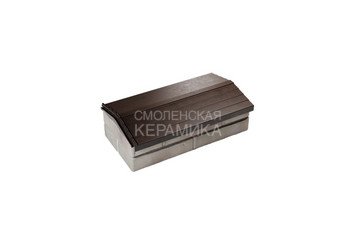 Парапет Zking Bona 255х510 на 1 кирпич коричневый