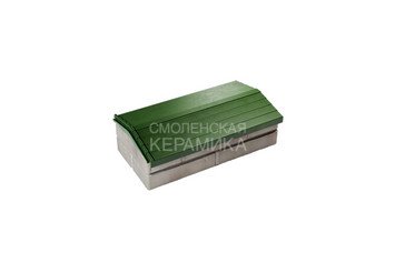 Парапет Zking Bona 255х510 на 1 кирпич зеленый