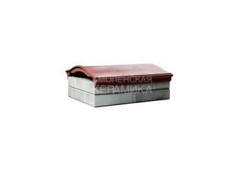 Парапет Zking Monblan 385х510 на 1,5 кирпича красный