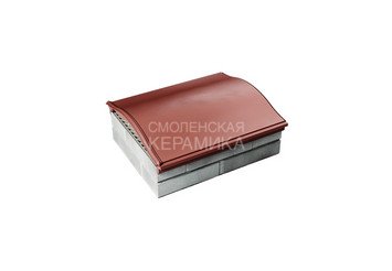 Парапет Zking Monblan 385х510 на 1,5 кирпича красный