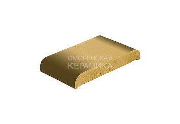 Парапетная клинкерная плитка ZG Clinker КР20 желтый тушевой