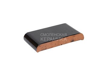 Парапетная клинкерная плитка ZG Clinker КР30 темно-коричневый