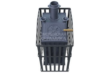 Печь банная чугунная Гефест Ураган GFS ЗК 25 (М) в сетке