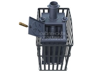 Печь банная чугунная Гефест Ураган GFS ЗК 25 (П) в сетке