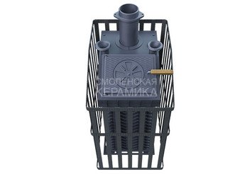 Печь банная чугунная Гефест Ураган GFS ЗК 40 (М) в сетке