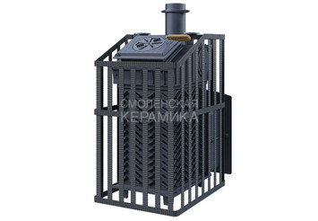 Печь банная чугунная Гефест Ураган GFS ЗК 40 (М) в сетке