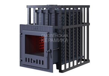 Печь чугунная для бани Технолит Гефест ЗК в сетке 40 (М)