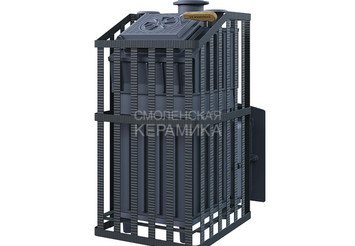 Печь чугунная для бани Технолит Гроза Ураган 24 (М) 2022 г