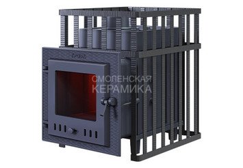 Печь чугунная для бани Технолит Гроза в сетке 24 (М) 2022 г