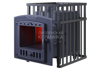 Печь чугунная для бани Технолит Гроза в сетке 24 (П2) 2023 г