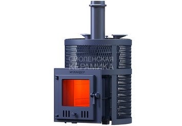 Печь чугунная для бани Технолит ИСКАНДЕР 3K 18 (M) Pro Ураган