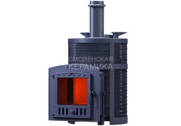 Печь чугунная для бани Технолит ИСКАНДЕР 3K 18 (П2) Pro Ураган