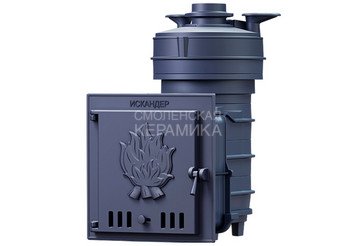 Печь чугунная для бани Технолит ИСКАНДЕР 3K 18 Pro