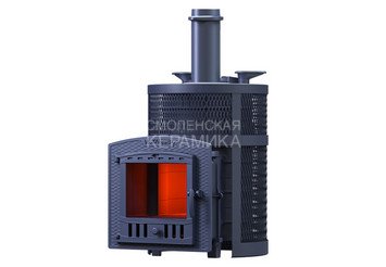 Печь чугунная для бани Технолит ИСКАНДЕР ЗК 16 (П2) Ураган