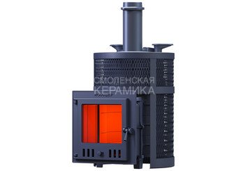 Печь чугунная для бани Технолит ИСКАНДЕР ЗК 25 (M) Pro Ураган