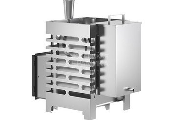 Печь для бани ASTON 12 INOX (ИНОКС) стекло "АКВА "