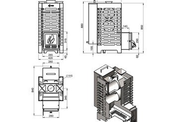 Печь для бани ASTON 20 АКВА