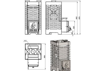 Печь для бани ASTON 20