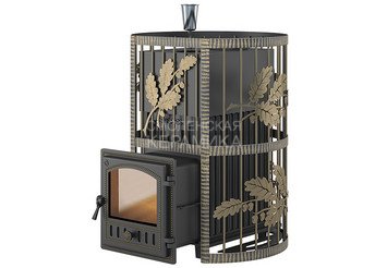 Печь для бани Эверест Ковка 24 (280) закрытая каменка