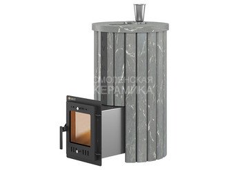 Печь для бани Эверест "Steam Master 24 INOX (ИНОКС)" Ламель Талькохлорит, S-20