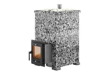 Печь для бани Эверест "Steam Master 24 INOX (ИНОКС)" Пироксенит Элит, S-40
