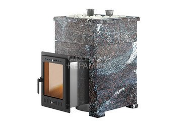 Печь для бани Эверест "Steam Master 30 INOX (ИНОКС)" Амфиболит, S-40