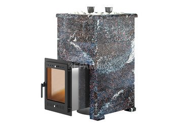 Печь для бани Эверест "Steam Master 38 INOX (ИНОКС)" Амфиболит, S-40