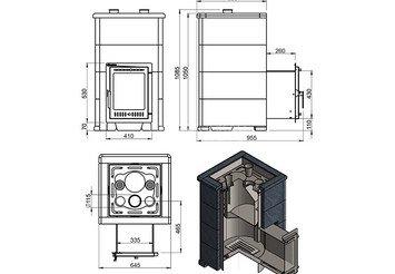 Печь для бани Эверест "Steam Master 38 INOX (ИНОКС)" Амфиболит, S-40