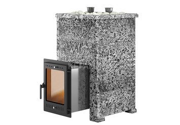 Печь для бани Эверест "Steam Master 38 INOX (ИНОКС)" Пироксенит Элит, S-40