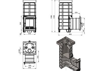 Печь для бани Эверест "Steam Master" 44 (320) ЧУГУН (под обкладку)