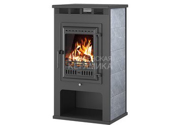 Печь-Камин ASTON 11кВт (180 м3) Ø150мм (Чугунная дверь)
