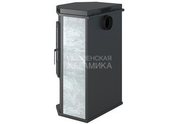 Печь-Камин ASTON 12 кВт (200 м3) Призматик с плитой (Талькохлорит)