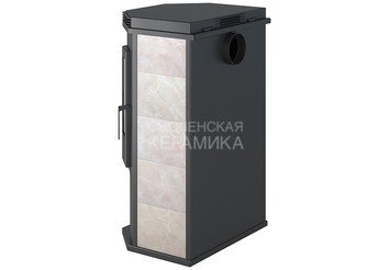 Печь-Камин ASTON 12 кВт (200 м3) Призматик с плитой