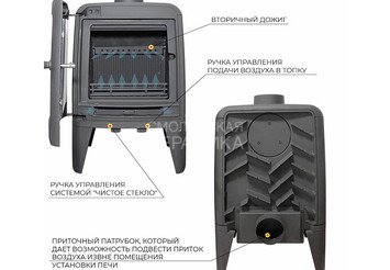 Печь-камин EVEREST M7