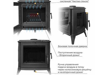 Печь-камин EVEREST S10