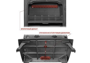 Печь-камин Везувий HR-15 "Антрацит"