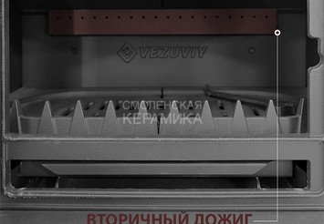 Печь-камин Везувий KZ-14Р "Антрацит"