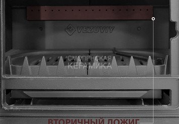 Печь-камин Везувий KZ-14РS "Антрацит"