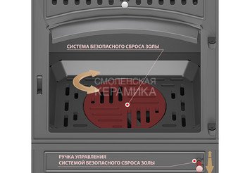 Печь-камин Везувий LV-12 S "Антрацит"