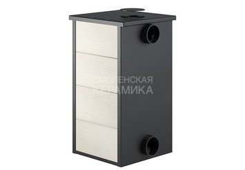 Печь-Камин ВЕЗУВИЙ ПК-01 (270) беж. 9 кВт (150 м3) Ø 115 мм