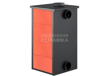 Печь-Камин ВЕЗУВИЙ ПК-01 (270) красн. 9 кВт (150 м3) Ø 115 мм