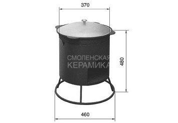 Печь под казан малая Везувий 12л